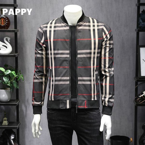 

new baseball jacket stand collar men casual jacket men's, Black;brown