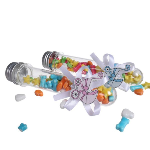 

6pcs европейского ребенок день рождения candy box бутылка прозрачной подарочная коробка сахар ящик для хранения украшение партии