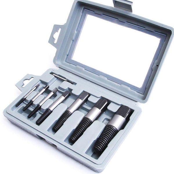 

5pcs/6pcs/8pcs screw extractor broken damaged water pipe screw bolt extractor remover set useful hand tool