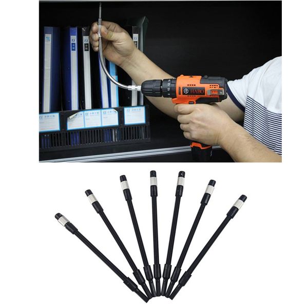 

electric extention screwdriver bits black metal flexible shaft 200mm 300mm drill connect link rod hose power tool accessories
