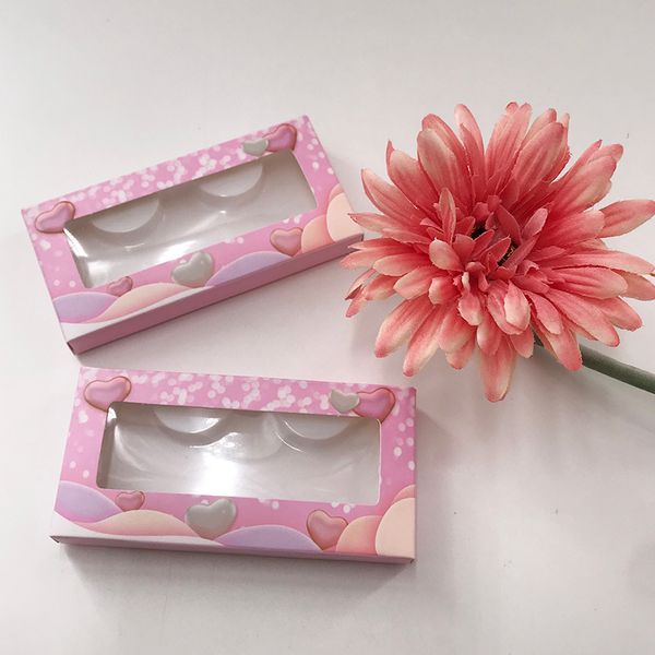 

new soft paper eyelashes packaging for 15mm 25mm 27mm false eyelashes empty lash box