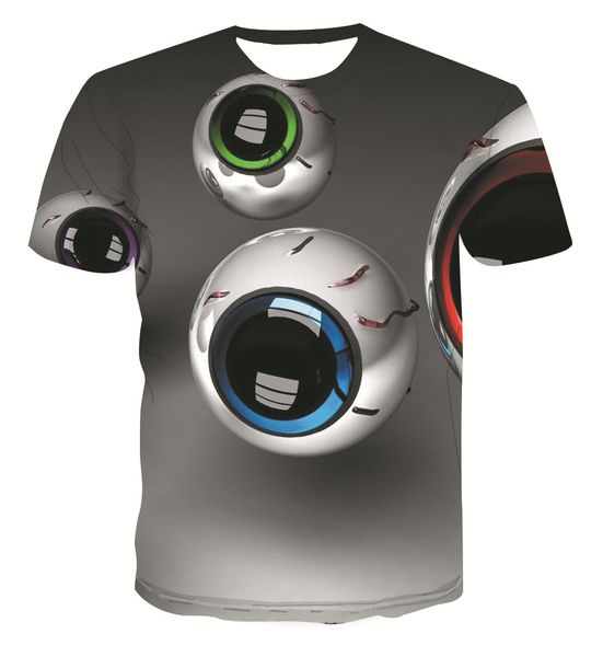 

2019 new fashion 3d print t-shirt women short sleeve hip hop geometry graphics harajuku 3d t shirt summer cool tee clothing, White;black