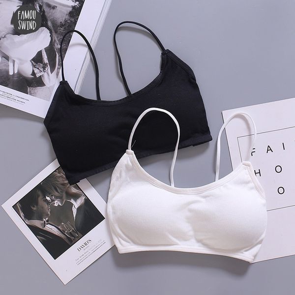 

bras non adjusted straps push women up underwear padded wireless bra bralette lingerie strap drop shipping good quality, Red;black