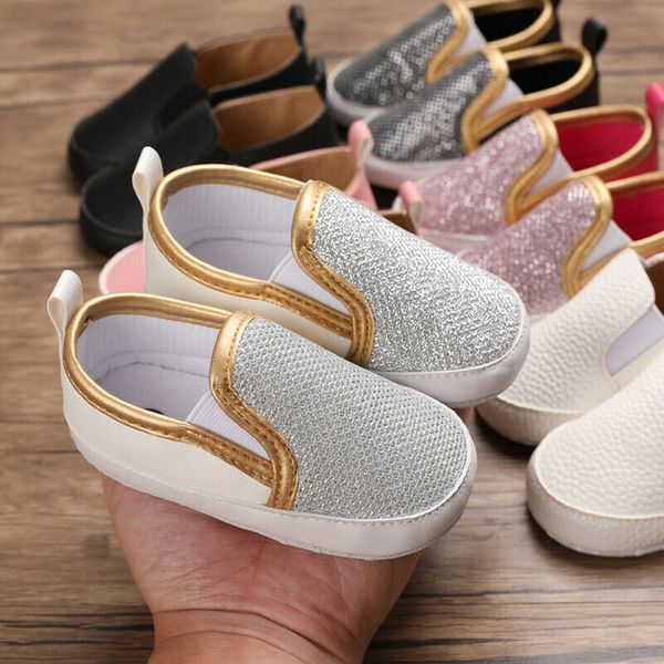 

spring toddler newborn baby boys girl crib pram shoes soft pu slip-on shoes prewalker fashion casual anti-slip toddler