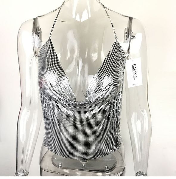 

tank womens fashion tank 2019 sequins crop halter camis summer cropped bra crop strap ladies vest blusa, White