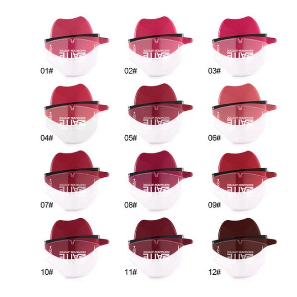 

12 colors innovation makeup matte velvet lazy styling lipstick full coverage long lasting waterproof lip beauty cosmetic