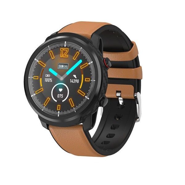 

l3 смарт часы водонепроницаемый женщины мужчины smartwatch круглый экран сердечного ритма шагомер вызов сообщение напоминание смарт активнос