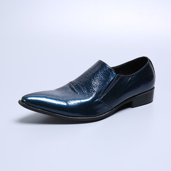 

genuine leather business dress men leather shoes black slip-on mens oxford shoes