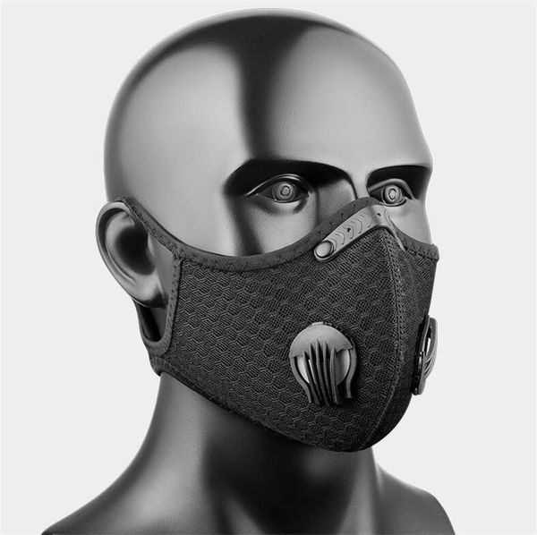 

100 1pcs обђв face mask mouth 5-лойной éd акивиѬованнм ђглем маки # qa486, Black