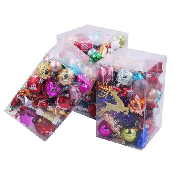 

christmas trees decor set ball decor pendant snowflake piece for christmas festival (random pattern