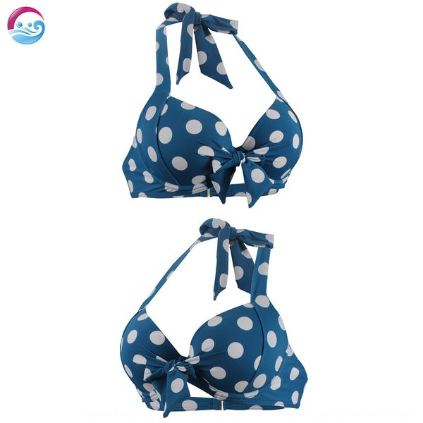 

single polka dot unbacked strapped female single bikini swimsuit polka dot bikini unbacked strapped swimsuit female, White;black