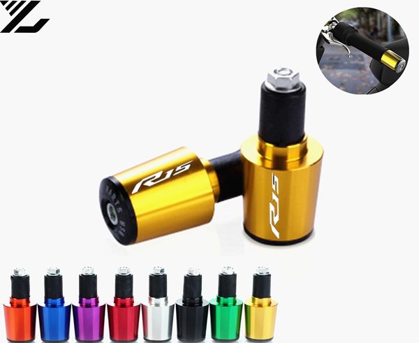 

universele motorcycle handlebar ends aluminum 22mm motor grips handle bar ends for r15 versie 2011-2014