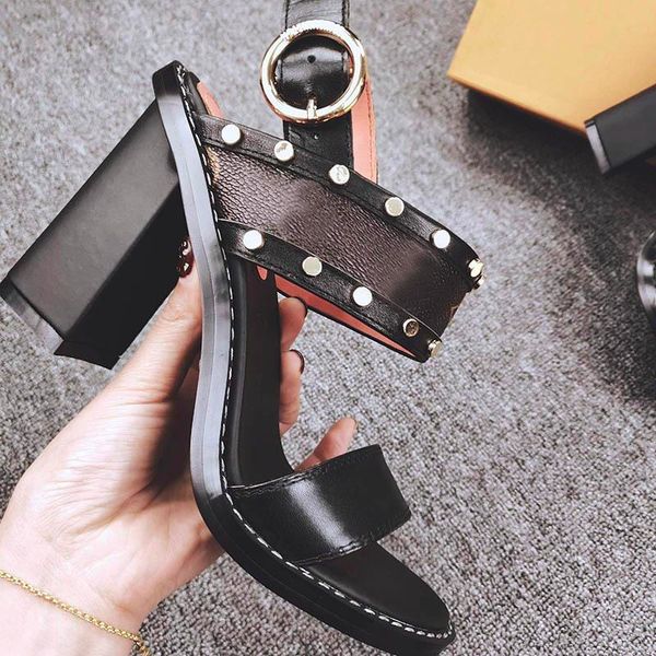 

women shoes passenger sandal high heels fashion luxury designer women designer sandals womens high heels luxury sandals des chaussures lll, Black
