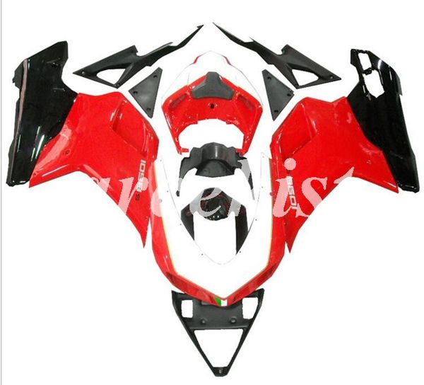 

new abs injection full fairings kits fit for ducati 848 evo 1098 1198 2007 2008 2009 2010 2011 2012 body set custom red black