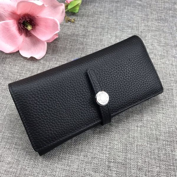

in fashion explosions long women's leather wallet credit card fashion wallet trend joker men's and women's multi-function qui, Red;black