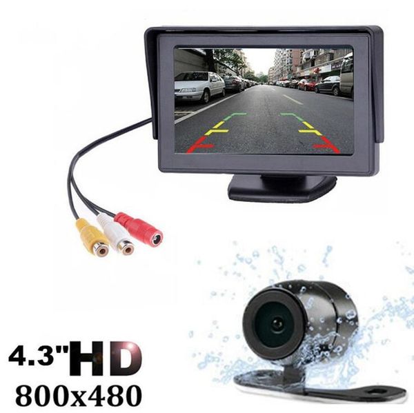 

4.3 inch tft lcd car monitor display wireless cameras reverse camera parking system for rearview monitors