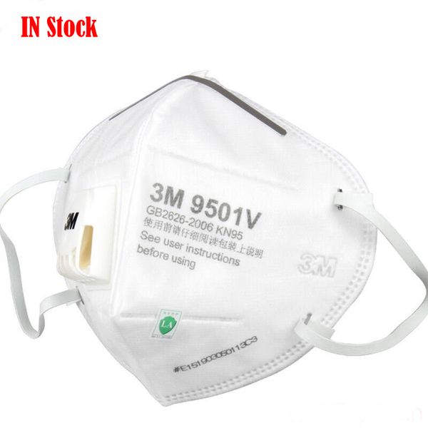 

3M N95 Маска 9501V 9502V в наличии Ffp2 маски имеют клапан KN95 маска для лица крышка рта фильтр пылезащитная защитная маска