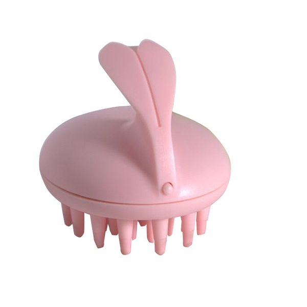 

1pc scalp massage hairbrush vibrating silicone comb massager electric hair brush hair brush detangler salon styling hairbr h3036, Silver