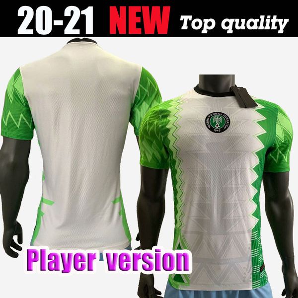 

2020 2021 player version home soccer jersey 20 21 ndidi okocha ahmed moses maillot de foot musa mikel iheanacho football man kit shirt, Black;yellow