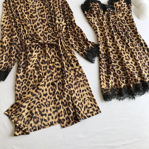 

sleepwear women chic ladies satin silk pajamas robes sets fashion nightdress bathrobe lady robes underwear sleepwear nightgown, Black;red