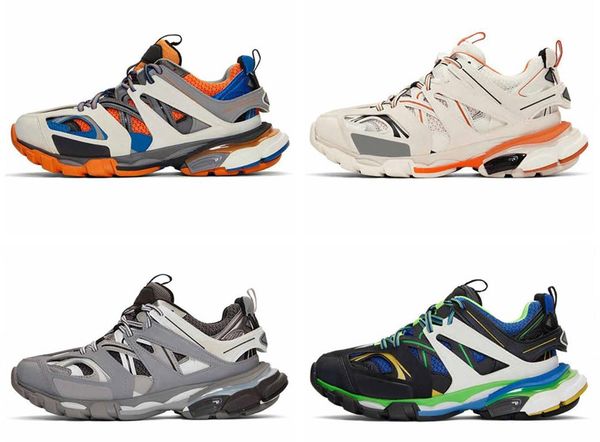 

fashion triple s track trainers men sports running shoes designer clunky sneakers black orange ladies walking paris dir