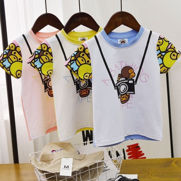 

2020 high-quality children short-sleeved summer casual t-shirt cute and handsome kids clothing wi5x, Blue