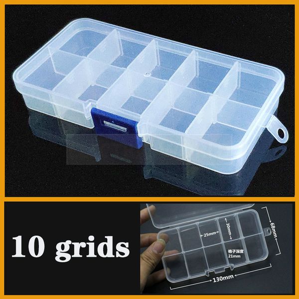 

new empty storage container box case for nail art tips rhinestone gems jewelry storage box case holder craft organizer