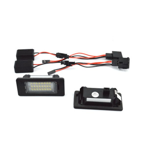 

auto license plate led light for a1 a6 a5 a7 q5 6500k 12v auto led lighting2809
