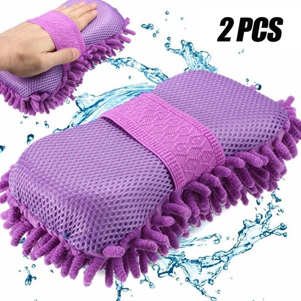 

anthozoan чистка автомобиля hot микрофибры синель губка мягкого полотенце ткань вымойте перчатки