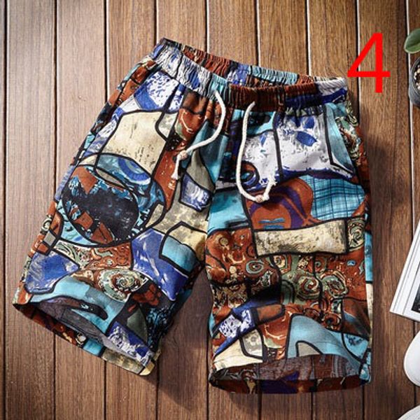 

бренд свободного покроя пляжные брюки мужской волна свободный тонкий срез летние льняные шорты тенденция дикий, White;black