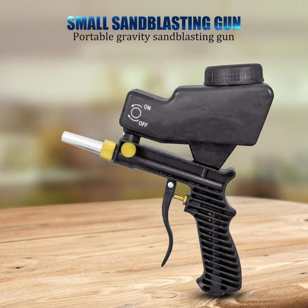 

70-150psi portable gravity sandblasting gun pneumatic small sandblaster spray durable anti-rust machine set blasting tool