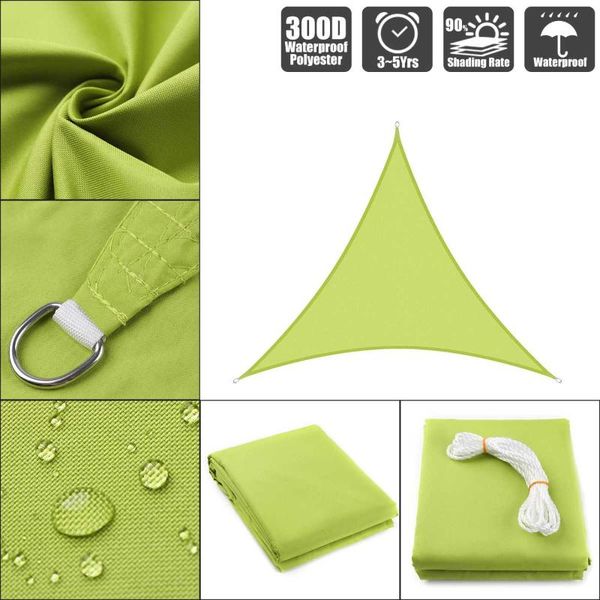 

300d sun shade sail home outdoor garden waterproof canopy patio plant cover uv block awning decoration sunshade sonnenschirm
