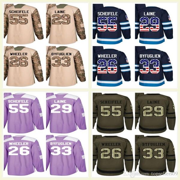 winnipeg jets camo jersey