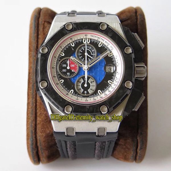 

jf v3 top limited edition 26290po 26290 углеродного волокна ободок cal.3126 хронограф автоматический мужские часы синий циферблат сапфир люк, Slivery;brown