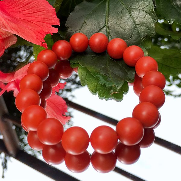 

dream red baoshan red bracelets persimmon red beads loose beads necklace bracelet pendant accessories beads old baoshan, Black