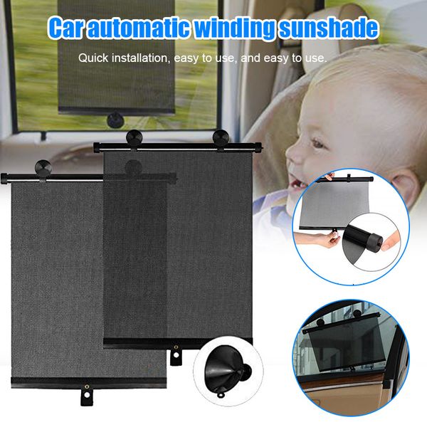 

2pcs car sun shade for windshield cling sunshade for car window sun glared uv rays protection styling