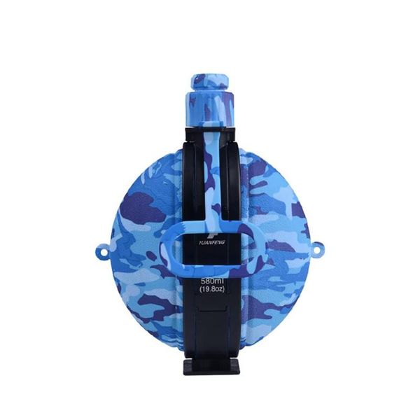 

580ml silicone water bottle collapsible leak proof folding kettle outdoor sports