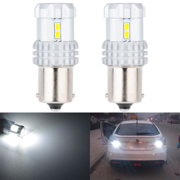 

tuincyn 2pcs extremely bright 2760lm white ba15s 1141 7506 led replacement bulb rv camper suv car turn signal bulbs tail light