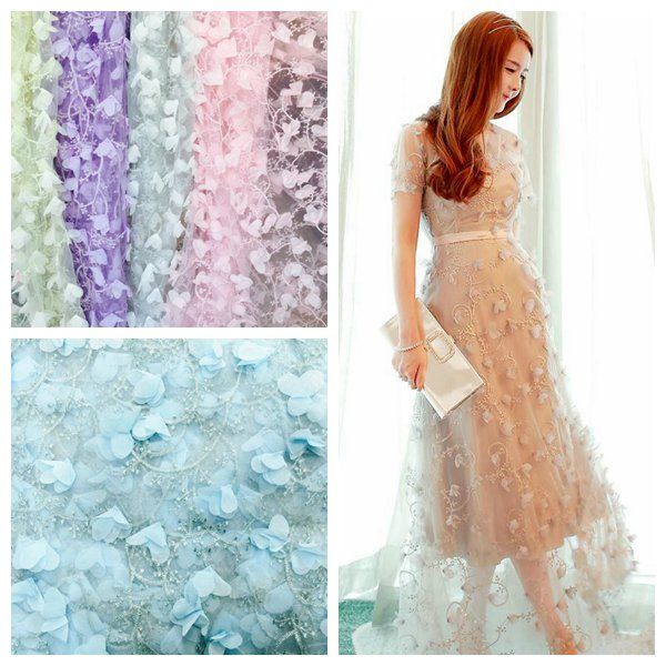 

3d шифоновое завод цветы ткань лоскутное шитье текстильный шить ткань diy ручной работы ткань шнурка аппликация для свадьбы фоне, Black;white