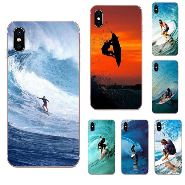 

таможня для huawei р7 р8 р9 р10 р20 р30 лайт мини плюс pro у9 премьер-умный п з 2018 2019 тпу чехол аксессуары спорт серфинг смутные закат н