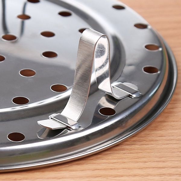 

new arrival pot steaming tray stand cookware tool multifunctional home kitchen round stainless steel steamer rack insert stock