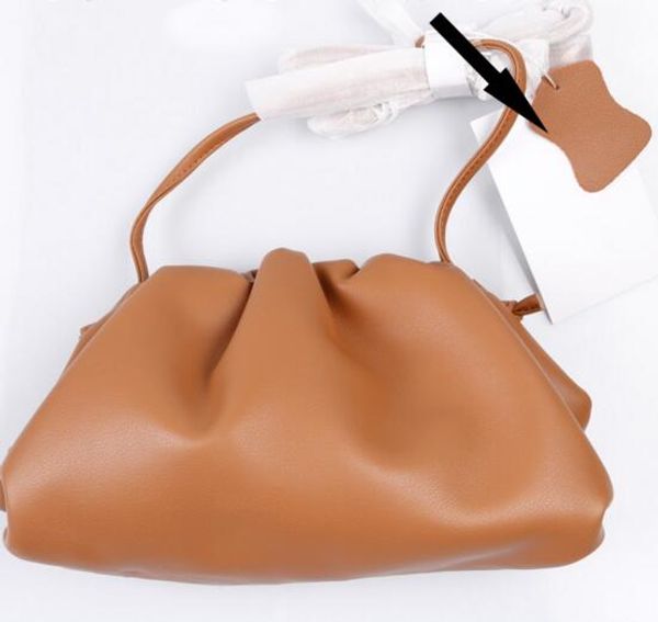 

корова кожа облако сумка мягкие морщинистой пельмени плеча люкс сумки женские дизайнерские клатчи одно плечо косой bag