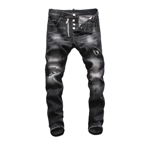 

2020 silver green jeans men hip-hop biker jeans striped cotton denim future crossing mens pants skinny jeans, Blue