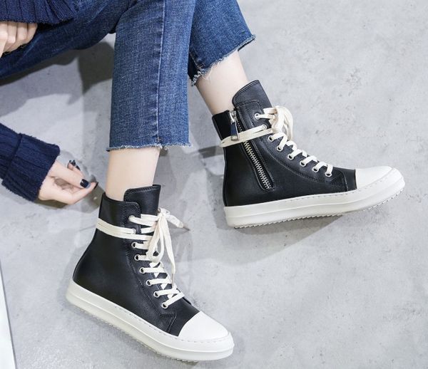 

women casual shoes sneakers high canvas shoes sneakers women shoes zapatillas mujer plataforma 2020, Black