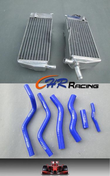 

l&r aluminum radiator+6pcs silicone coolant hose for cr125r/cr125 r 1990-1997 91 92 93 94 95 96