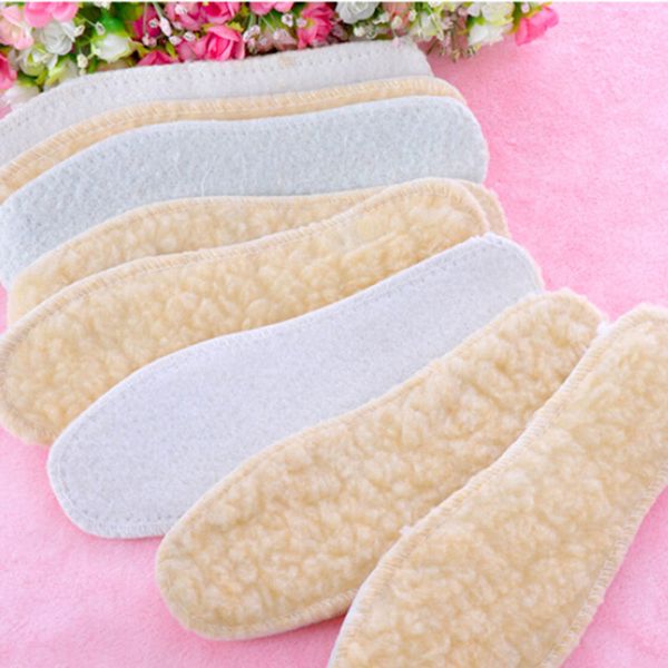 

1pair fleece thermal insoles snow boots warm winter comfort pads feet care massage keep warm shoes insoles 7 sizes, Black