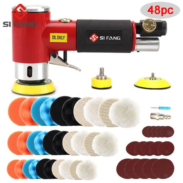 

new orbit air sander mini pneumatic 1"/2"/3" grinding machine set for car polishing high speed air powered sanding polisher