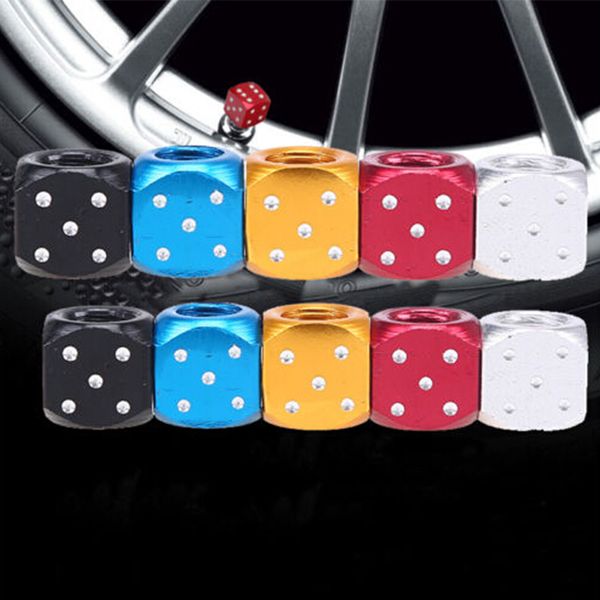 

4x universal car motorcycle bike tire wheel valve cap dust cover for lada ope dice wheel caps car styling