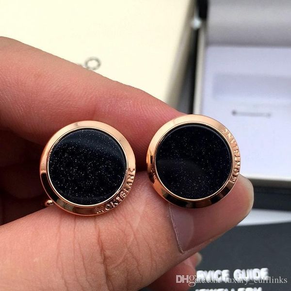 

4 colors sell 4810 men shirt cufflink with box fashion brand copper cuff links for holiday gift, Silver