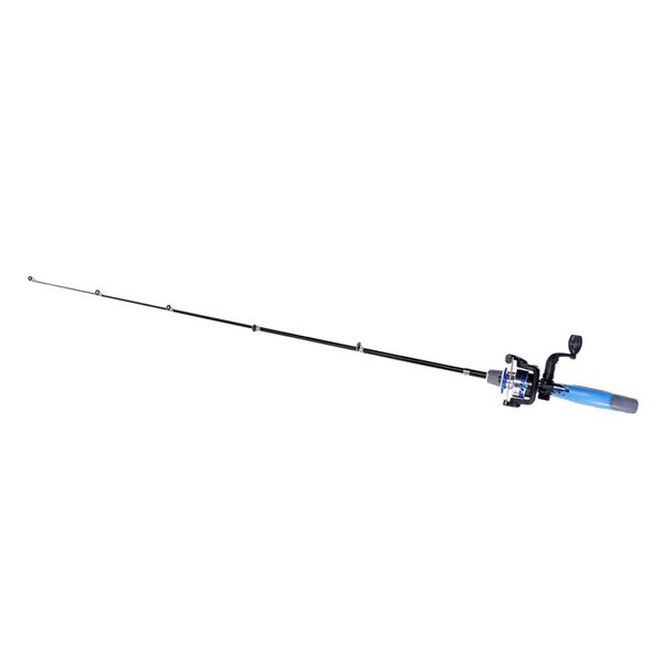 

portable travel fishing rod and spinning reel combo short handle fishing set kit left-hand and right-hand